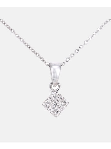 Diamant L'éternel Halskette mit Anhänger aus 375 Weißgold mit Diamant