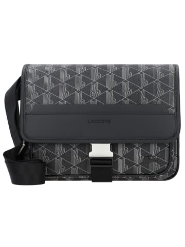 Lacoste Monogram The Blend Messenger 29 cm monogram noir gris