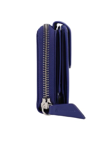 Braun Büffel Joy Geldbörse RFID Schutz Leder 12 cm in indigo violet