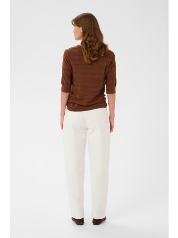 Soaked in Luxury Strickjacke SLSpina Gerade Passform in Cappuccino