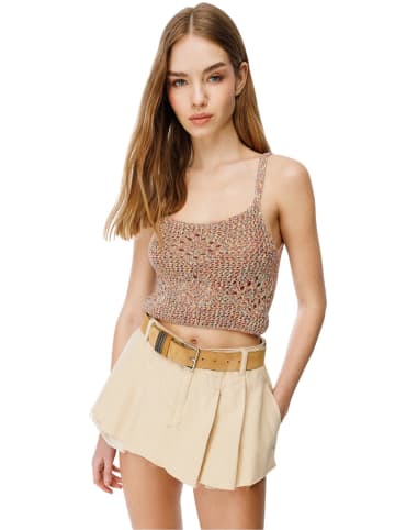 Alexa Dash Blouse in Beige