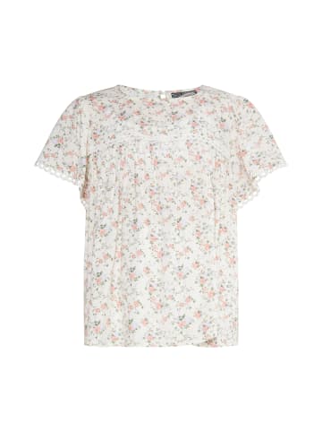 DreiMaster Vintage Bluse in Weiss Blume