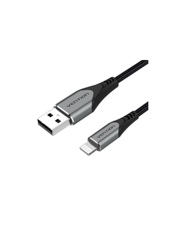 Wisam® Schnell-Kabel USB 2.0 auf Lightning 2.4A 1m (Grau)