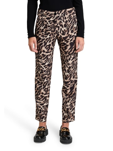 Betty Barclay Businesshose mit Bügelfalte in Schwarz/Beige