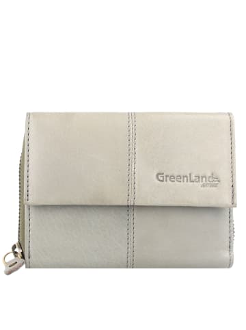 Greenland Nature Nature Soft Geldbörse RFID Schutz Leder 13 cm aqua