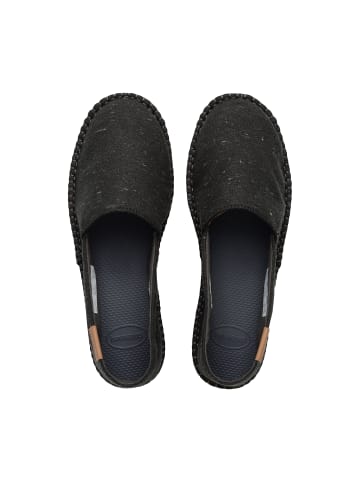 Havaianas Origine IV – Espadrilles zum Hineinschlüpfen für Damen und Herren Schwarz
