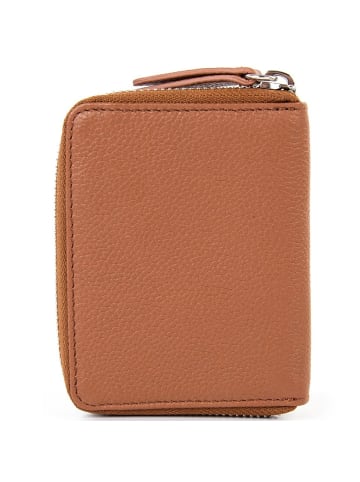 Tamaris Amanda Geldbörse Leder 8,5 cm in cognac