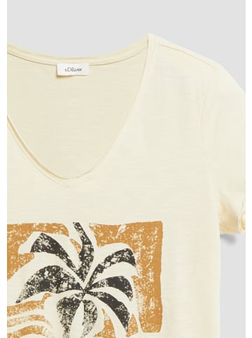 s.Oliver T-Shirt in 80D0_helles beige