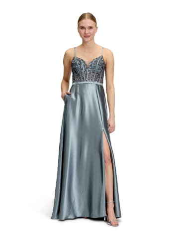 Vera Mont Abendkleid mit Stickerei in Platinum Grey