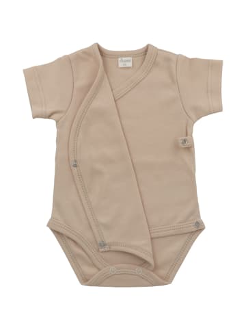 Pinokio Kurzarmbody Basic in beige