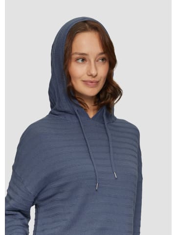 QS Strickpullover langarm in Blau