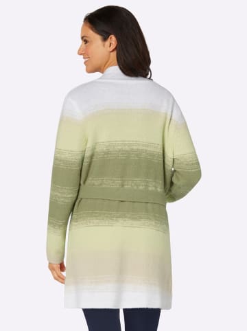 WITT WEIDEN Long-Strickjacke in schilf-sand-gemustert