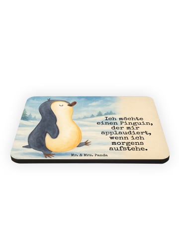 Mr. & Mrs. Panda Kühlschrankmagnet Pinguin mHerzieren Design mi... in Weiß