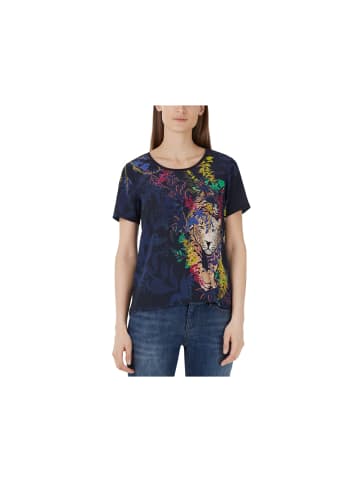 MARC CAIN Rundhals T-Shirt in uni