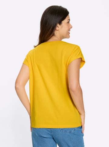 Sieh an! Kurzarm-Shirt in sonnengelb