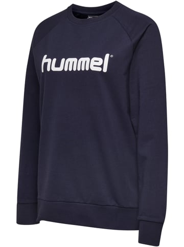 Hummel Sweatshirt Hmlgo Cotton Logo Sweatshirt Woman in MARINE