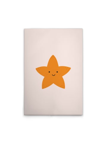 A.S. Création Leinwandbild Canvas Simple Star  Beige