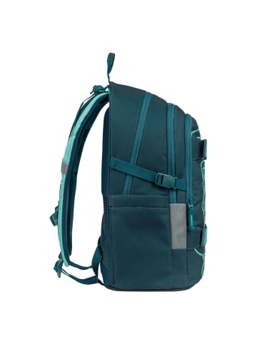 BAAGL Schulrucksack Skate in Violett Petrol - 29x43x20cm