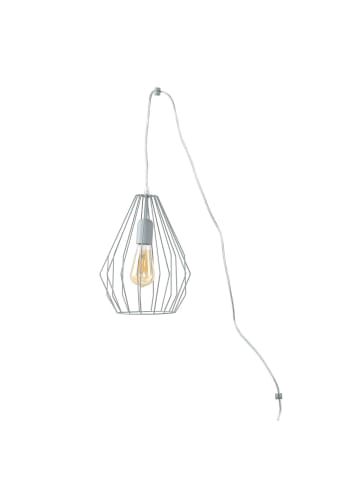 Licht-Erlebnisse Pendelleuchte (B)22 x (L)22 x (T)532 cm in Grau