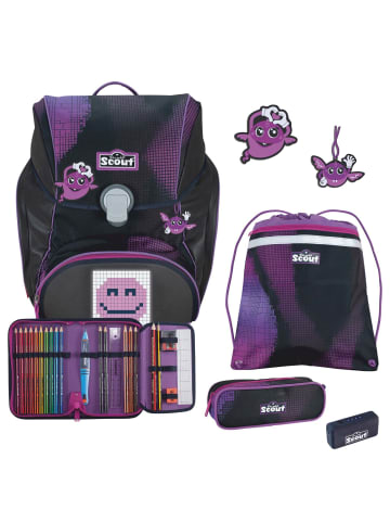 Scout Alpha Exklusiv "Movie Star" - Schulranzen Set 5tlg. (Pink Pixel) in Pink Pixel