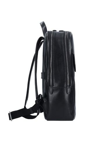 The Bridge Williamsburg Rucksack Leder 40 cm Laptopfach in nero