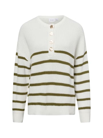 Vila Strickpullover VIChing in beige khaki - 0001