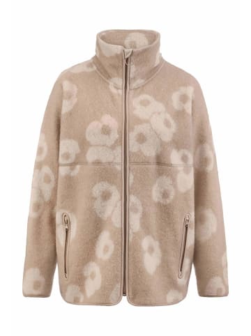 Hessnatur Hessnatur Wollfleece Jacke Oversize aus reiner Schurwolle in sand