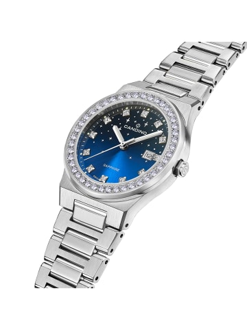 Candino Analog-Armbanduhr Candino Elegance silber mittel (ca. 34mm)