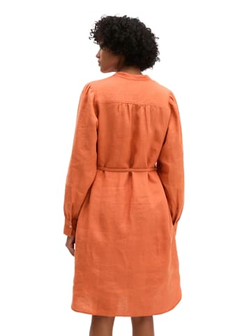 Marc O'Polo Leinenkleid loose in Warm Orange
