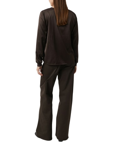 comma Blusenshirt in schoko