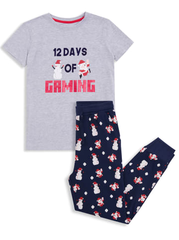Threadboys Schlafanzug Advent in Grey Marl