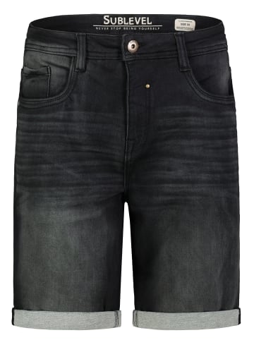 Sublevel Sommerliche Gerade Shorts Basic 5 Pocket in Schwarz