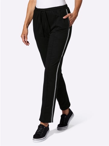 Sieh an! Jersey-Hose in schwarz