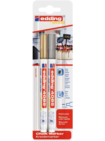 edding Kreidemarker edding 4085 2er-Blister sortiert
