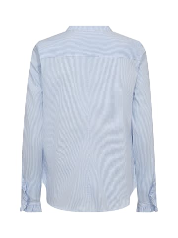 Mos Mosh MMMATHIE STRIPE SHIRT in Light Blue