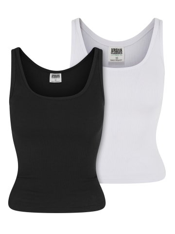 Urban Classics Tanks & Cami in black+white