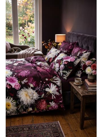 kaeppel 2 tlg. Mako Satin Bettwäsche 135x200cm Ruby Dreams in Beere