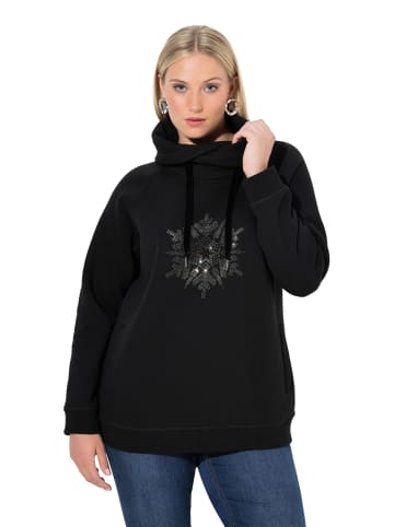 Ulla Popken Sweatshirt in schwarz