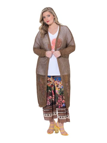MIAMODA Strickjacke in gold