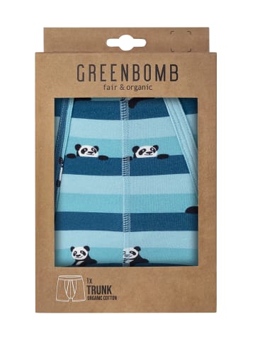 GreenBomb Trunk Panda Stripes 2 in Mix