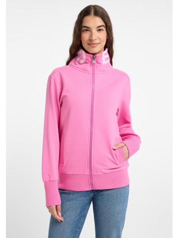 ELBSAND Zip-Jacke mit Stehkragen Alvis in Magenta Sky