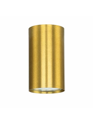 Licht-Erlebnisse Deckenlampe Ø 5.5 x (H)9.5 cm in Schwarz Messing