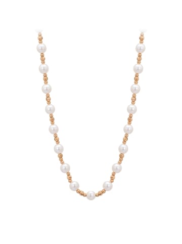 faina Women Necklace in Gold White