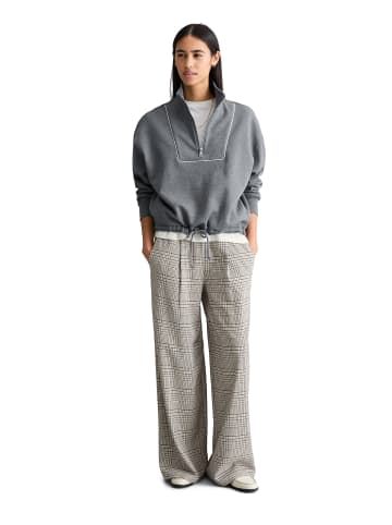 Marc O'Polo DENIM Half-Zip-Sweatshirt relaxed in Asphalt Melange