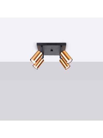 Nice Lamps Plafond SOLARA 4 schwarz/kupfer H 22