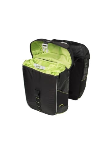 BASIL Doppelpacktasche "Miles" in schwarz-lime