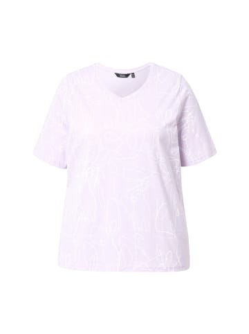 Ulla Popken Shirt in lavendel