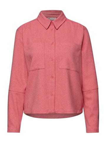 Street One Langarmbluse in striking coral mel.