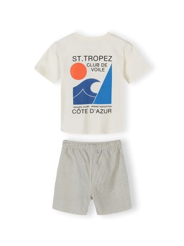 Minoti 2-tlg T-Shirt & Shorts 29SET210 in weiß
