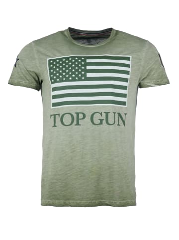 TOP GUN T-Shirt Search TG20191024 in forest green